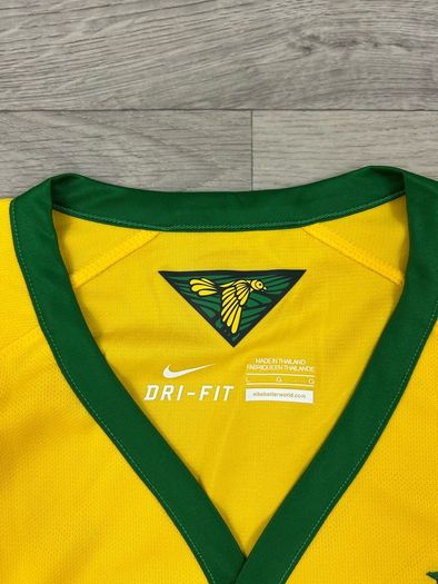 NEW Authentic Nike Brazil 2014 Home Jersey Shirt Mens Large
