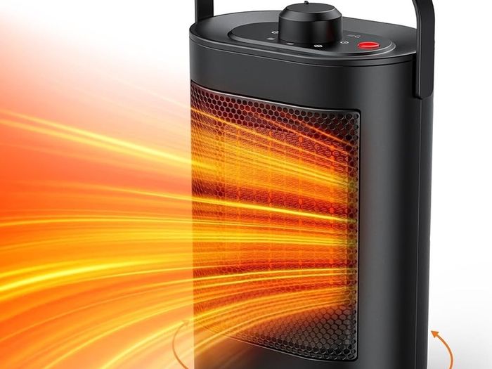 FREE 3 DAY SHIPPING Oscillating 1500W  Ceramic Heater with 3 Heat Settings Energy Saving Technology, Quiet Fan Heater