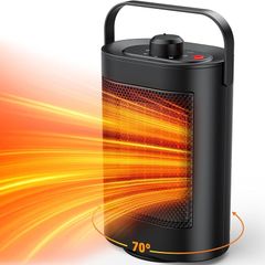FREE 3 DAY SHIPPING Oscillating 1500W  Ceramic Heater with 3 Heat Settings Energy Saving Technology, Quiet Fan Heater