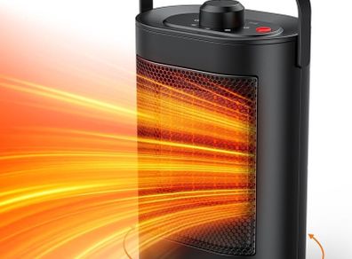 FREE 3 DAY SHIPPING Oscillating 1500W  Ceramic Heater with 3 Heat Settings Energy Saving Technology, Quiet Fan Heater