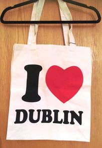 Canvas Slogan Tote Bags, I Love Dublin Shopper