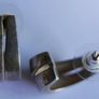 Vintage Sterling Silver 925 Hoop Drop Stud Earrings 4,6g Image 4