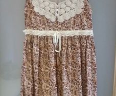 Brand new. Crochet Floral Top
