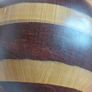 Fabulous Pair of Large Ceramic Vases in the Style of Wood, One Conical in Shape, the other Gourd-Shaped, Both in Excellent Condition Image 7