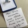 New 18ct White Gold Large Topaz Stone Ring Image 5