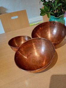 Copper bowls