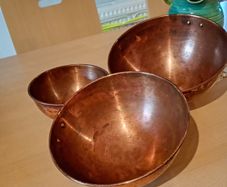 Copper bowls