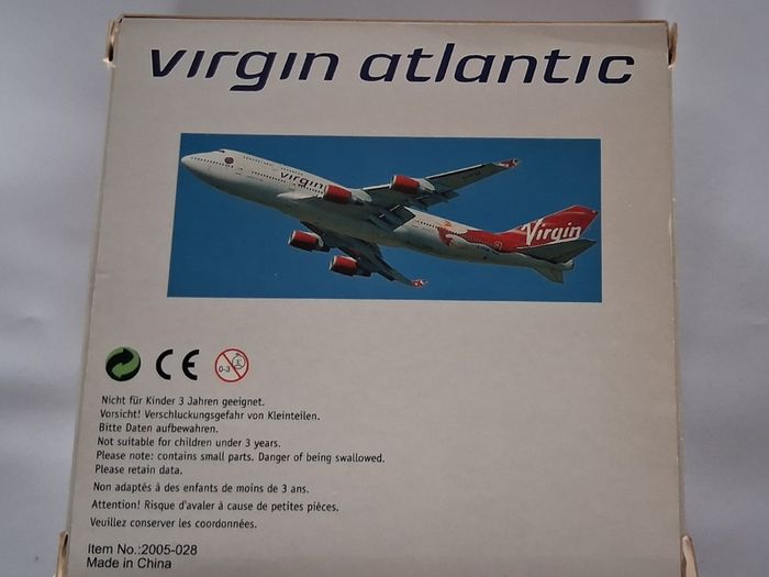 1:500 Virgin Atlantic Boeing 747-400 Lady Penelope G-VFAB