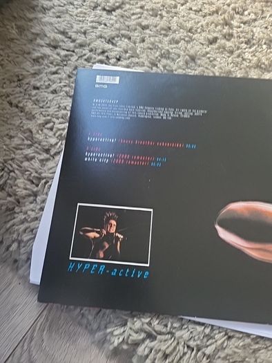 Thomas Dolby Hyperactive 12 inch blue vinyl RSD