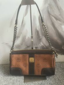 MCM brown and black handbag