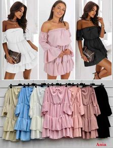 Flared Spanish black dress uni