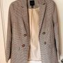 New Look Brown Check Double Breasted Blazer with Skirt Image 4