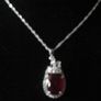 Sterling Silver Gem Pendant Image 3