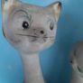 2 Cats vintage long neck ornaments Image 2