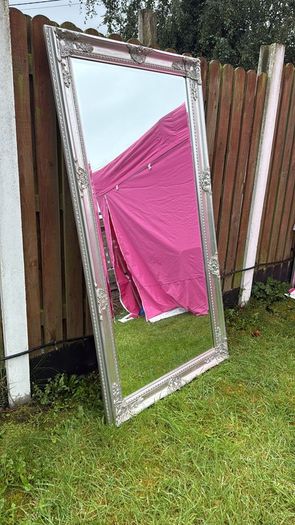 Large wall mirror