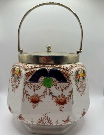 Antique biscuit barrel