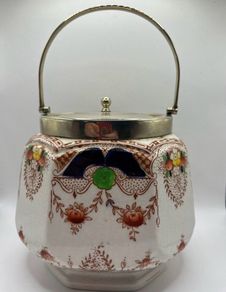Antique biscuit barrel
