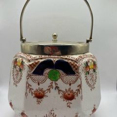 Antique biscuit barrel