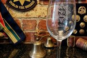 Personalised Dublin Fire Brigade Wine Glass