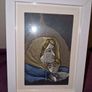 Hand painted Peepal leaf framed Image 2