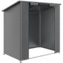 Garage Tent 190x120 cm Waterproof Storage Tent with Roll-up Zipper Door, Vent Window Dark Gray Image 6