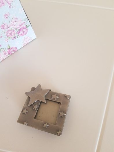 Mini Metal Photo Frame with Stars