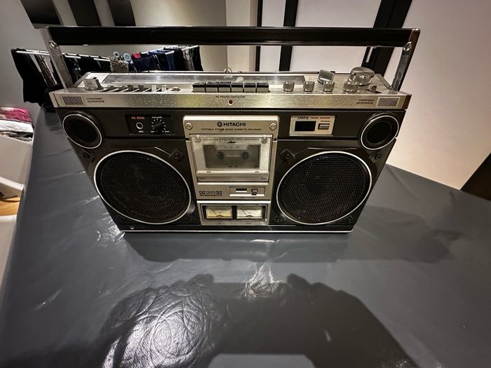 Vintage Philips Boombox D8323 Radio Cassette Recorder, working good.