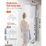 Tower System with Rainfall Shower Head, 53 in Brushed Stainless Steel Shower Column, 3-Function Faucet, High Pressure Wall-Mount Image 3