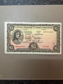 Lady Lavery  wartime fiver
