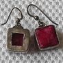 Vintage sterling silver earrings Image 3