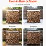 Outdoor Firewood Rack with Roof 143cm Image 6
