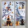 Halloween Window Clings Stickers 10 Sheets Bats Ghost Window Decal for Halloween Party Decoration Image 2