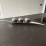 Silver Pea Pod Decorative Tray with Spheres Image 3