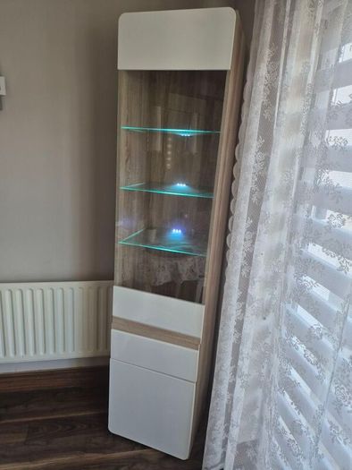 cabinet high gloss with light