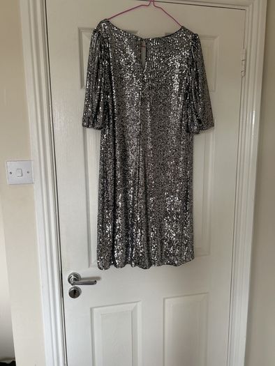 Women's Silver Sequins dress