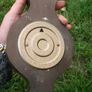 Vintage 1940s open escapement aneroid barometer Western Germany 19" Image 5