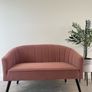 Pink 2 Seater Sofa Image 3