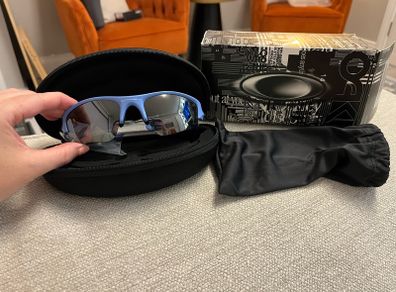 Oakley Flak Jacket XLJ Sunglasses- Light Blue