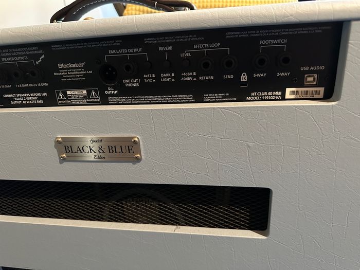 Blackstar Club 40 HT Mk2 Limited Edition - Black and Blue