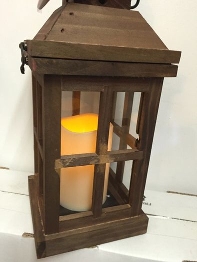 Wooden Lantern Lights