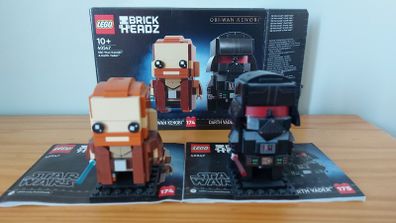 Lego Star Wars Brickheadz 40547 Darth Vader, Obi-Wan Kenobi