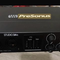 presonus home audio interface studio 24C