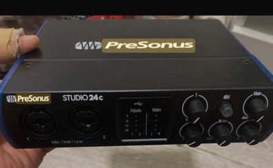 presonus home audio interface studio 24C