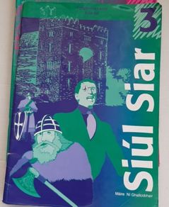old Gaeilge history school book
