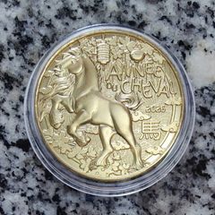 France 0.25 Euro Uncirculated Coin 2025 - Year of the horse - The Chinese Calendar