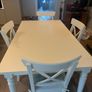 Kitchen Dining Table and 4 Chairs - Extendable Table Image 9