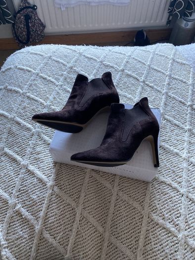 Brown leather Paul Costello suede Boots