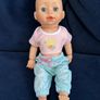 Two toy doll prams and 4 baby dolls Image 6