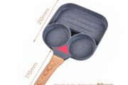 BRAND NEW 2 Hole durable Non-stick Omelet Pan pots with a thick bottom Cooking Pot Cookware