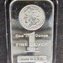 Highland Mint (HM) 1 Oz Morgan Design Silver Bar Image 2